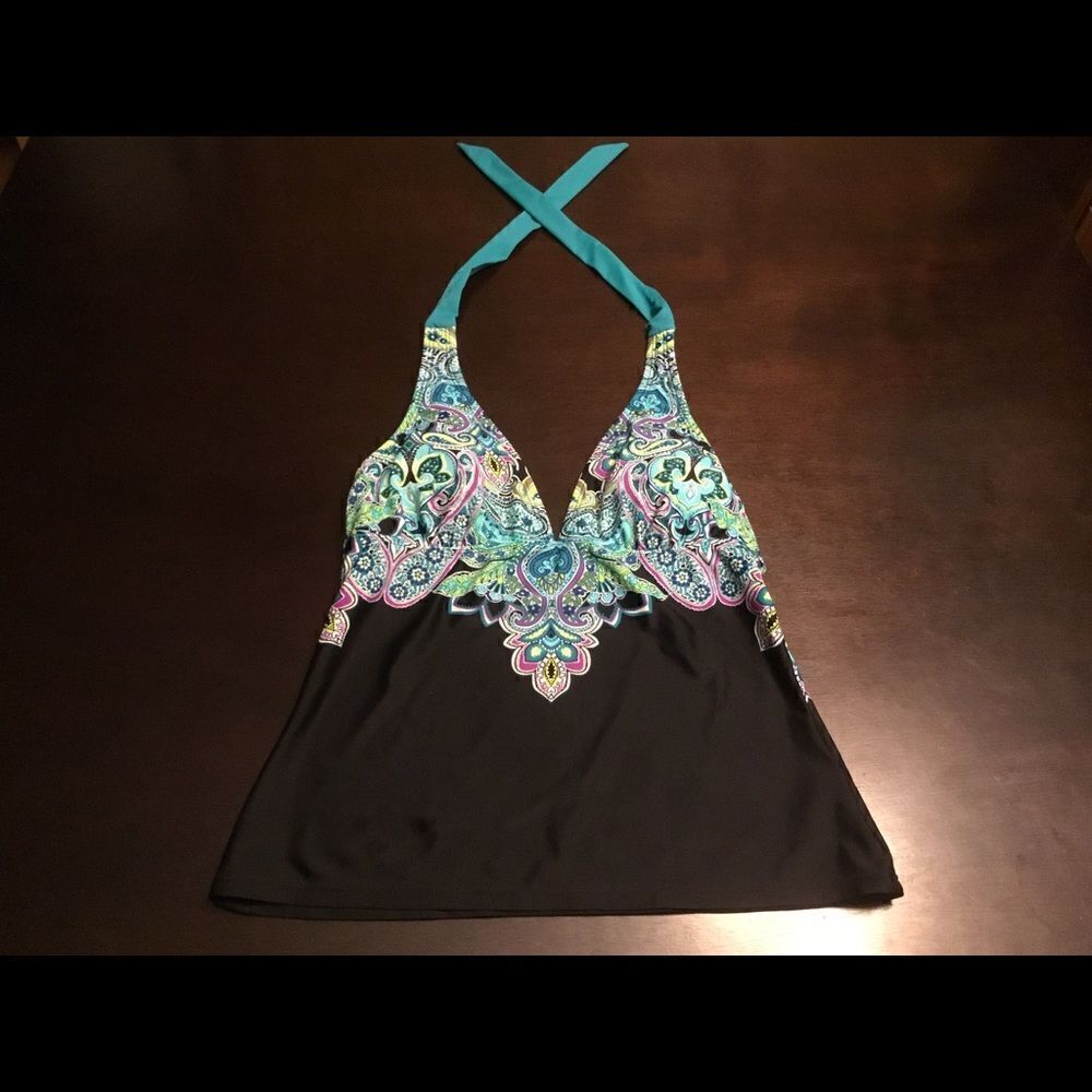 Athleta Tankini Halter Swim Top